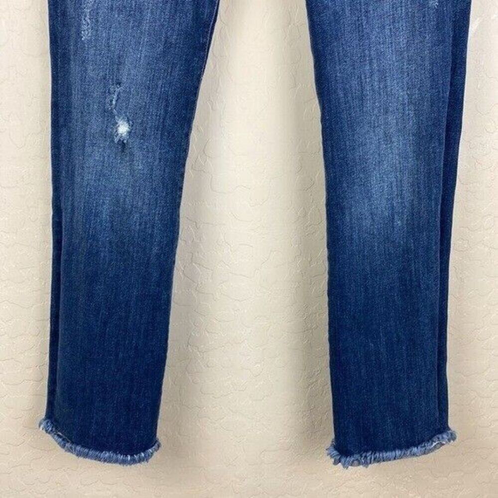 DL1961 Mara Ankle Mid Rise Instasculpt Straight Jean Womens Size 27 Relaxed Boho - Picture 7 of 12